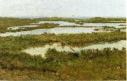 Albert Bierstadt A River Estuary, oil painting reproduction